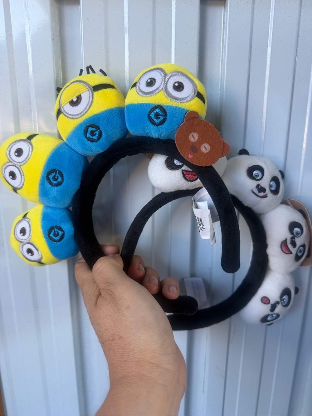 Universal studios Plush Character Headband - Yellow & Blue Minion Style